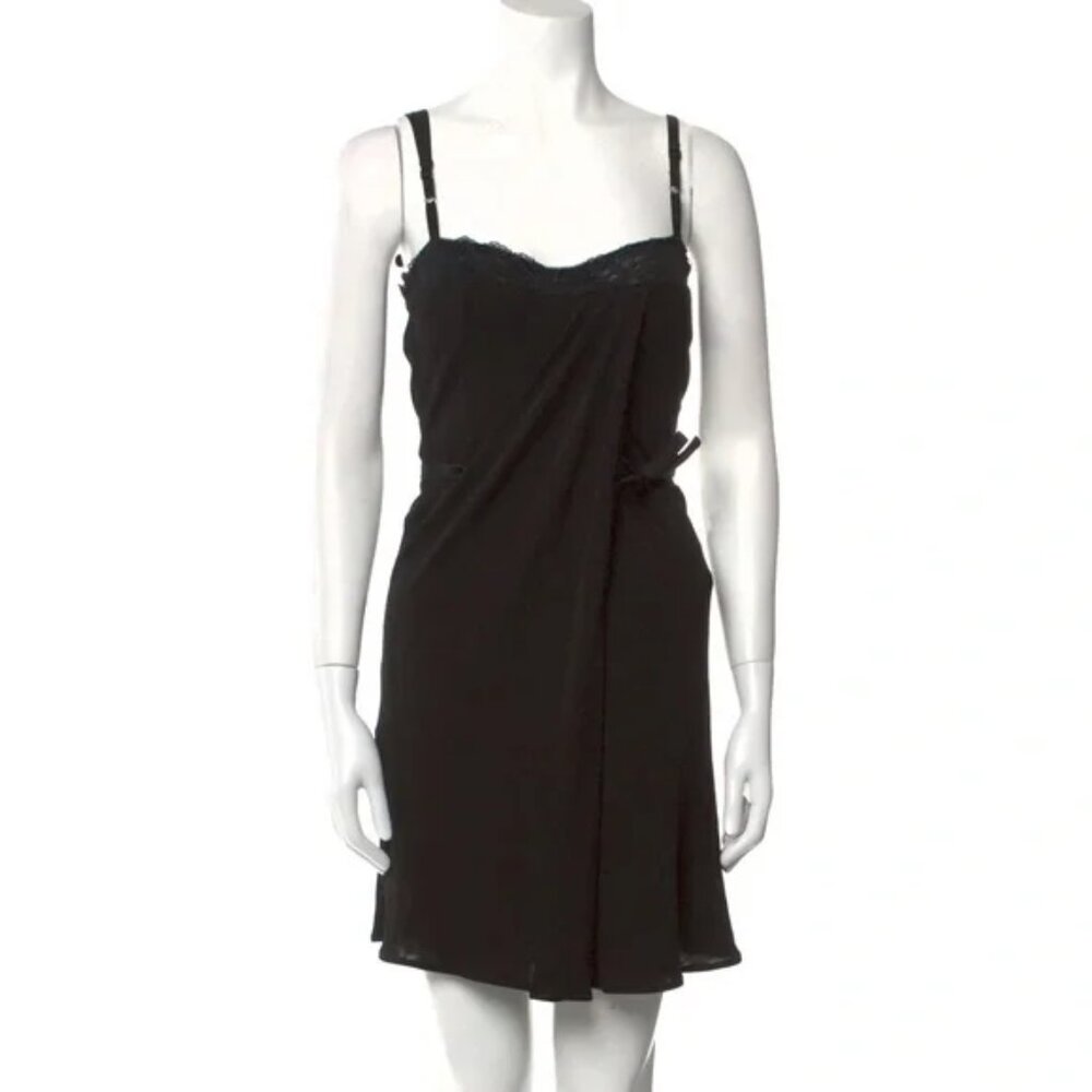 VERY SEXY! DOLCE&GABBANA IT38  Black Lace Dress bustier corset